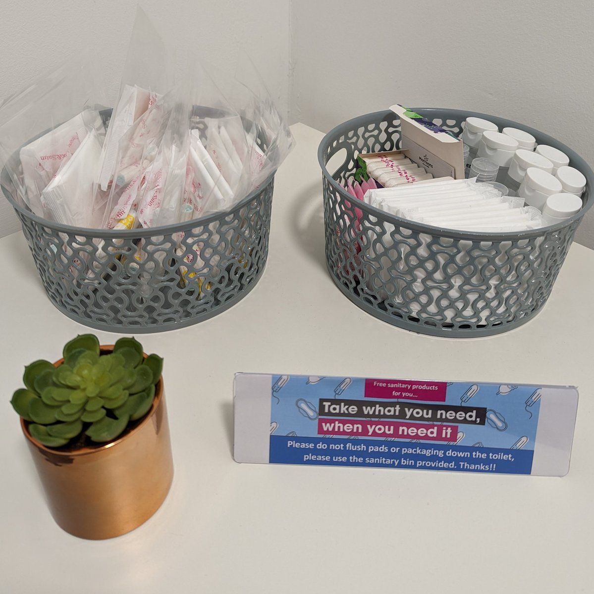 Installed a 'take what you need' station inside the Norwich <a href="/ShawTrust/">Shaw Trust</a> Work and Health hub today. Household finances are especially tight for those in need. Im hoping to build on this &amp; gain further support &amp; FREE hygiene products to our unemployed participants <a href="/thehygienebank/">thehygienebank</a> 💛