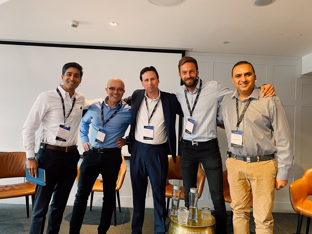 Michael Stroev (@michael_stroev) on Twitter photo Thank you <a href="/anuj_rk/">Anuj Khanna</a>, <a href="/VikasRaj1/">Vikas Raj</a>, <a href="/GiladAmir/">Gilad G. Amir</a>, and Gerald Chappell, for an excellent panel discussion on what the cryptoverse means for #lending at the <a href="/FintechTalents/">Fintech Talents</a> DeFi conference in London.
#FTTDeFi #FinTech #Finance #Crypto Thank you <a href="/anuj_rk/">Anuj Khanna</a>, <a href="/VikasRaj1/">Vikas Raj</a>, <a href="/GiladAmir/">Gilad G. Amir</a>, and Gerald Chappell, for an excellent panel discussion on what the cryptoverse means for #lending at the <a href="/FintechTalents/">Fintech Talents</a> DeFi conference in London.
#FTTDeFi #FinTech #Finance #Crypto
