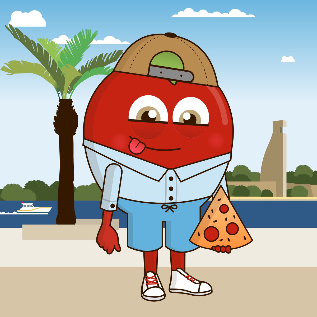 thetoms_'s tweet photo. 👉 Background: Port of Brindisi and Monument “Marinaio d’Italia”
👉 Food: focaccia barese 

https://t.co/8W6lBU0CPO 

#NFTs #NFTCommunity #NFTcollections https://t.co/xhoONlq3eP
