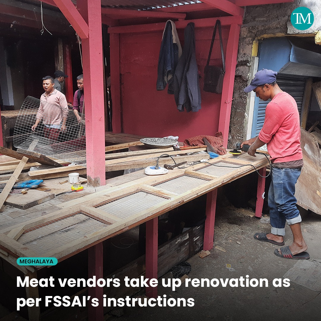 TheMeghalayan's tweet photo. The meat vendors of Iewduh, Motphran and stand jeep, on July 13, obliged the instruction of the authorities of the Food Safety Standard Authority of India (FSSAI).
#news #meghalayanews #TheMeghalayan #Meatvendors #Meghalayanews #Shillong #FSSAI #Motphran #Iewduh #Standjeep https://t.co/uCB0uTOu8z