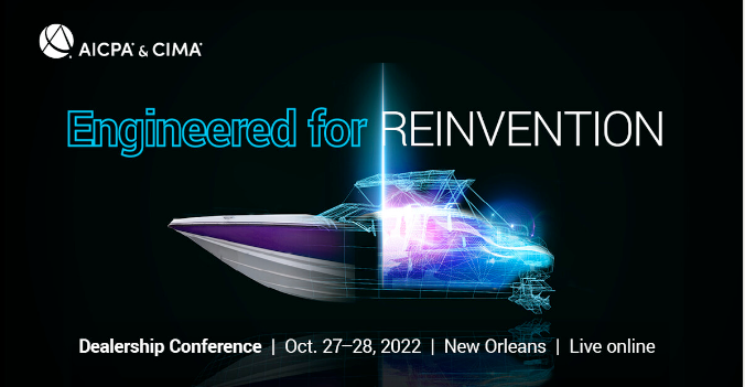 AICPAconfs's tweet photo. Join top experts for the latest updates, current best practices and technical tools you need to shift your business into high gear. #AICPA #CIMA #DealershipConference 
Register here: https://t.co/OLEKC7Cm3l https://t.co/C3iA9MVl8F