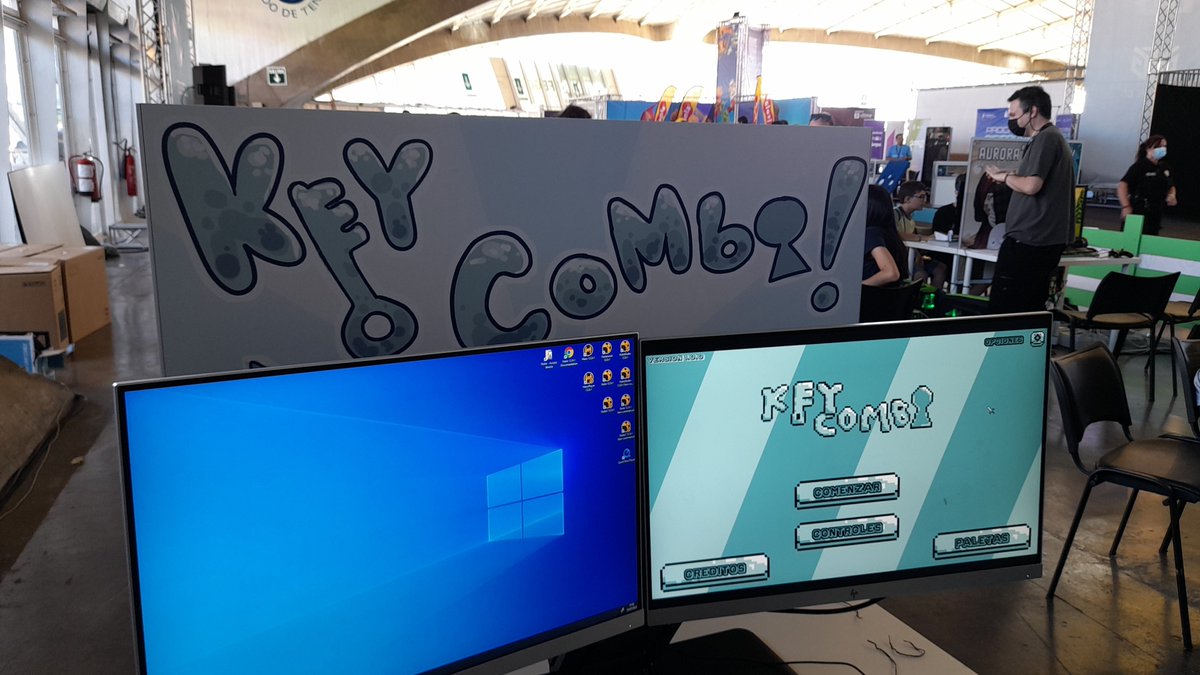 AspariDev's tweet photo. Key Combo is in @Tenerife_GG !!! Be sure to check it out in the #IndieGG zone!!! <3 https://t.co/cUxD2J8Aj0