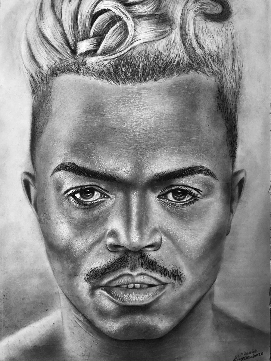 UncleDonze's tweet photo. New Drawing of Somizi @somizi 
Hopefully he’d love to have this in his house 💜
PLEASE METION AND RETWEET https://t.co/55bsQanylf
