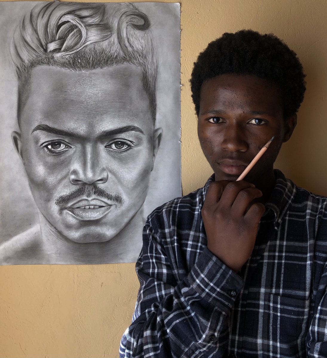 New Drawing of Somizi <a href="/somizi/">somizi somGAGA</a> 
Hopefully he’d love to have this in his house 💜
PLEASE METION AND RETWEET