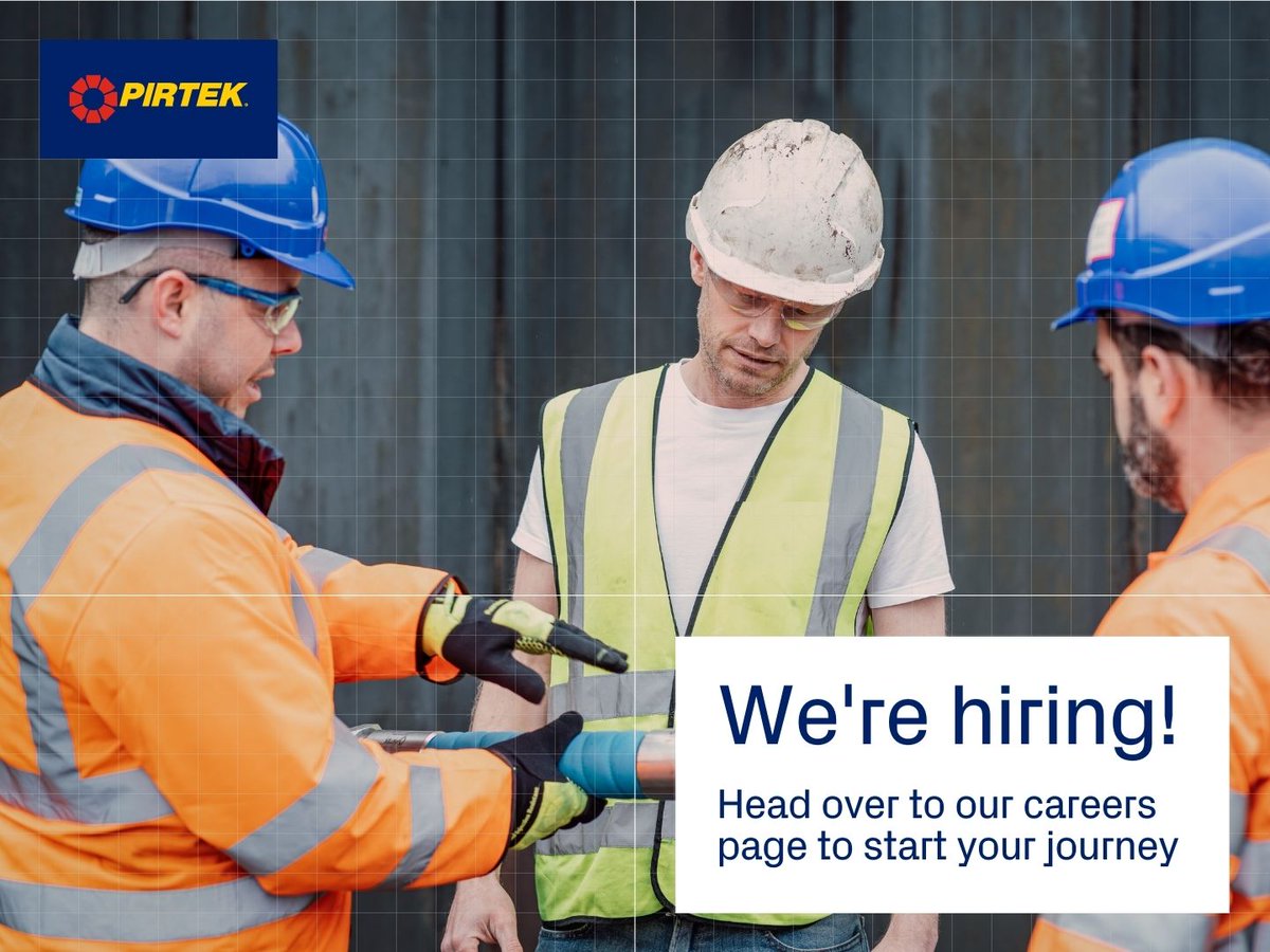 PirtekUKIreland's tweet photo. We currently have a wide range of vacancies throughout the UK, including both technical and administrative roles.  

Take a look at our current vacancies here: https://t.co/pAjQhnWRlZ 

#jobsuk #careersuk https://t.co/vmnQDe1xIt