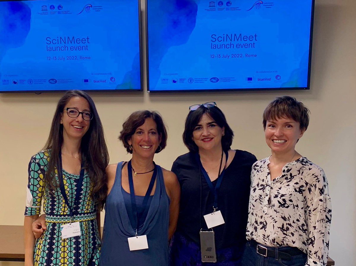 EuroGOOS's tweet photo. #EuroGOOS &amp; MONGOOS strengthen #SciNMeet across #oceanobserving, data, forecasting, #hazards, #oceanliteracy &amp; knowledge transfer! At @CNRDTA in Rome, meet a subset of our team, while other colleagues attend online. From left: @AngelaPomaro @CardinVanessa @mclimatica @dina_ep https://t.co/F9Gqkep9ZL