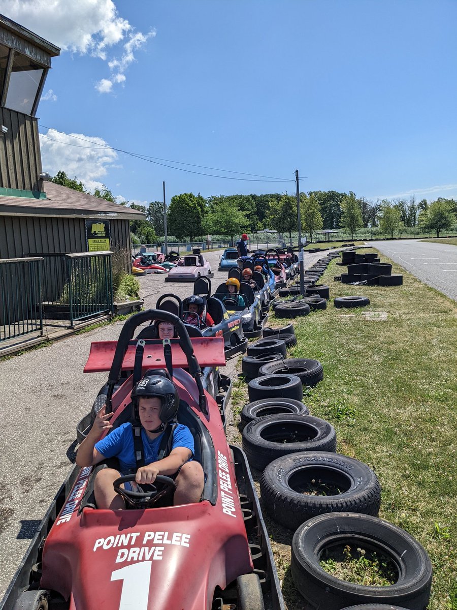 gill_wps's tweet photo. Campers enjoyed Day 2 of ๐๏ธ #CampBrombal ๐๏ธ by visiting Point Pelee karting and @SturgeonWoods later in the afternoon. Great memories are being made here !
#KidsLearningFromCops
#Camping
#YQG https://t.co/siheqbkzIX