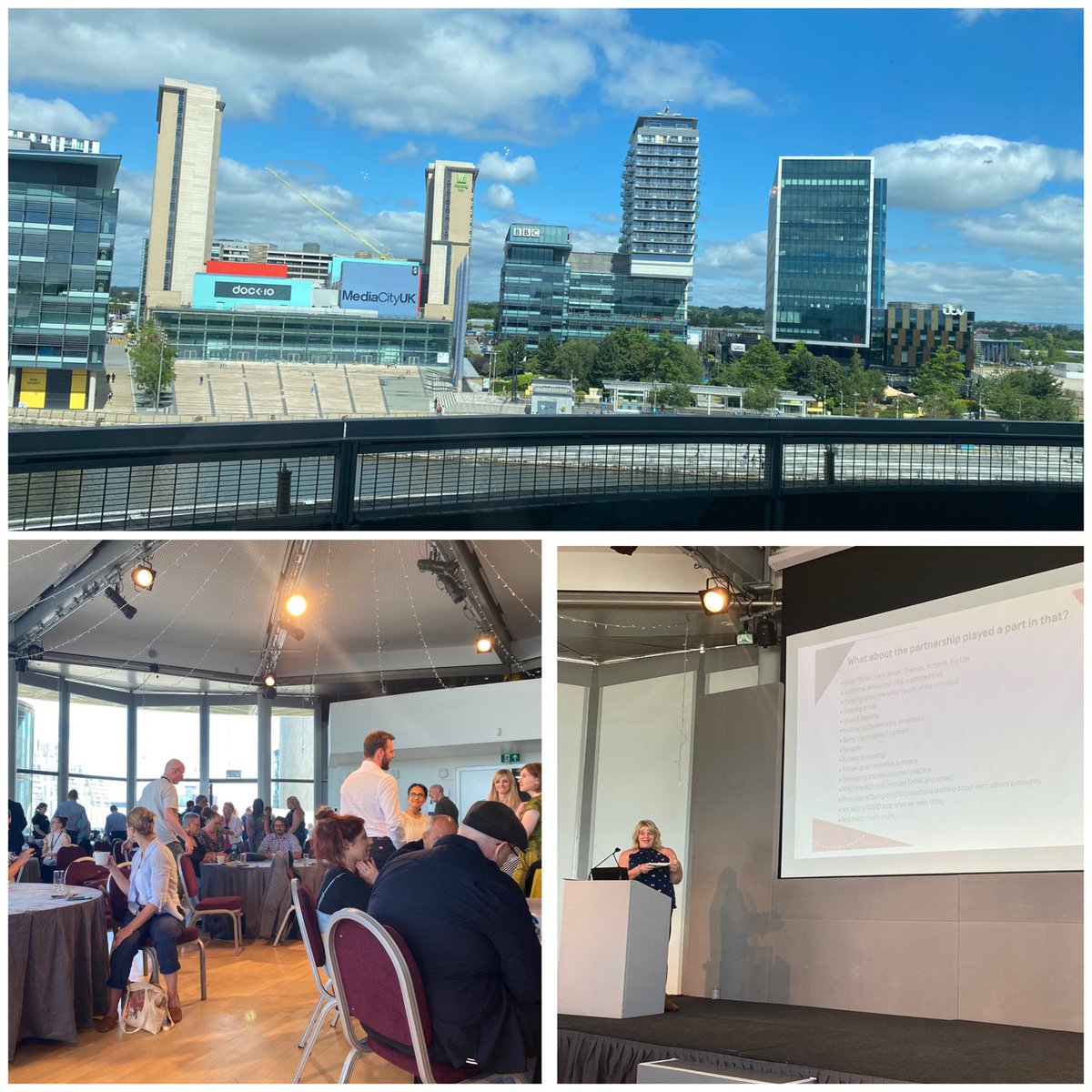 itsHer_uk's tweet photo. Celebrating in Salford at the ⁦@TheLowery⁩, Achieve Asset fund and listening to some inspiring stories from regional organisations with ⁦@SalfordCVS⁩. #achieveher #achieve #recovery https://t.co/sm3AQxM7Lu