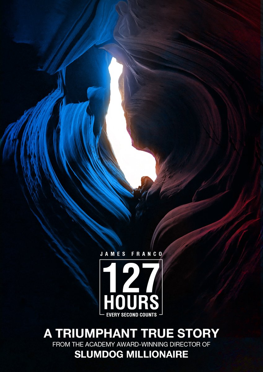 Insi_Designing's tweet photo. 127 Hours Movie Poster #Redesign
#MoviePoster #Remake #127Hours #Designing #InsidiousDesigning
@127HoursMovie
@JamesFrancoNews
@DannyBoyle87
@Simonbeaufoy https://t.co/oREGkA47E7