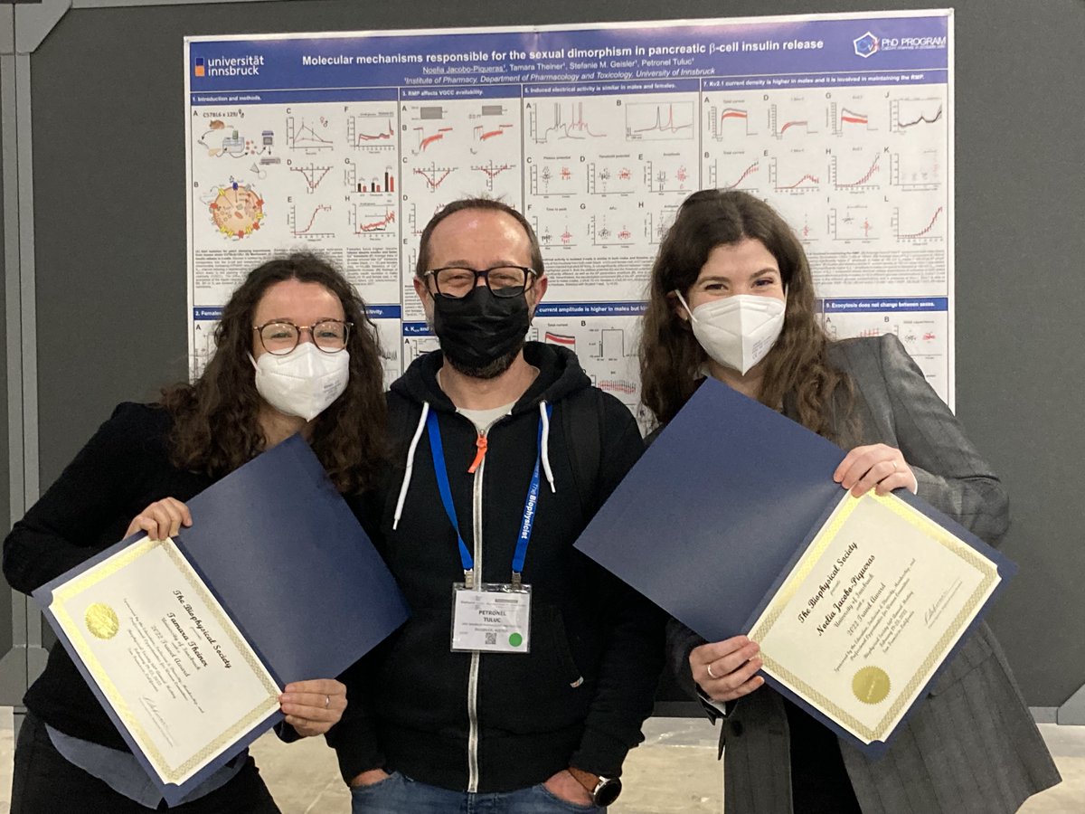 tuluclab's tweet photo. We are looking forward to the next #BPS meeting in San Diego, USA! Last february we went to #BPS22 in San Francisco to show our new data😀 Congrats to Tamara and Noelia for winning the #SRAA Poster competition (Channels and Receptors) and the #TravelAward 👏 https://t.co/sazwRhPI8s