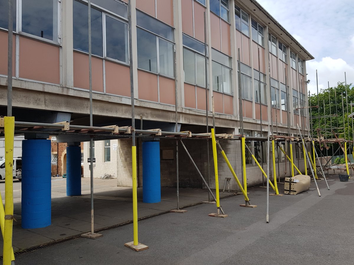SidcotSchool's tweet photo. It has begun! This week we have started the refurbishment of our Sixth Form Centre. We will be keeping you updated along the way so keep an eye out for our progress pictures!

#sidcot #school #refurb #new #makeover #building #followus #sixthform #centre #library #progress https://t.co/K47EVmPKVx