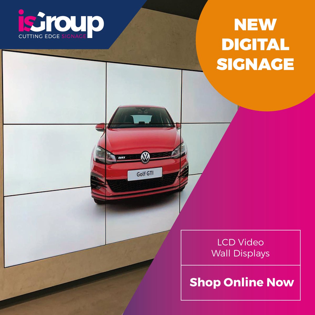 **New LCD Video Wall Displays added to our online shop**📣

Comes with a 3-year warranty, lifetime support, and FREE delivery 🚚

Buy now from our online shop 🌐 bit.ly/isGroup-LCD-Vi…

#digitalsigns #digitaldisplays #signs #lcdscreen
