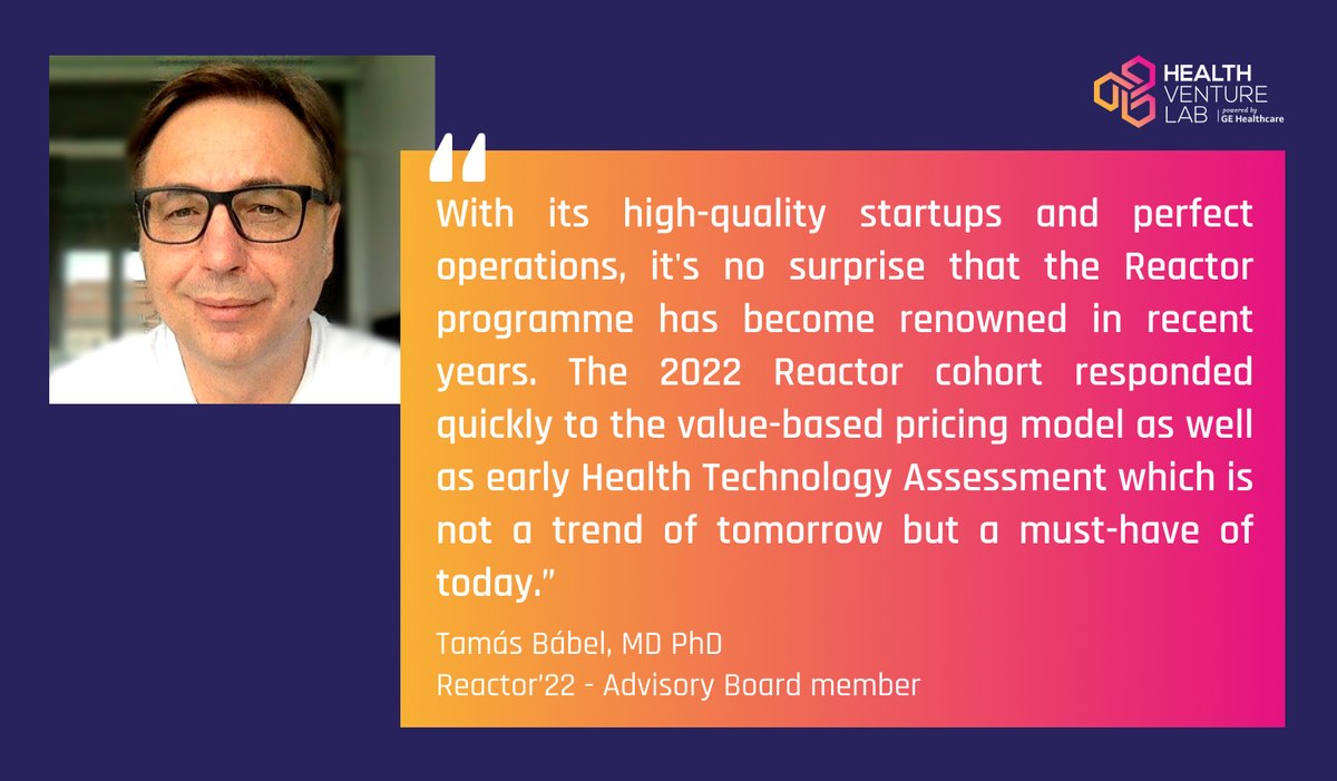 🚀 #Reactor22DemoDay left us feeling energized and encouraged by the support of the ecosystem members. One of them we would like to give a spotlight today for dedication towards #MedTech startup acceleration: Tamas Babel MD PhD 👏👏👏