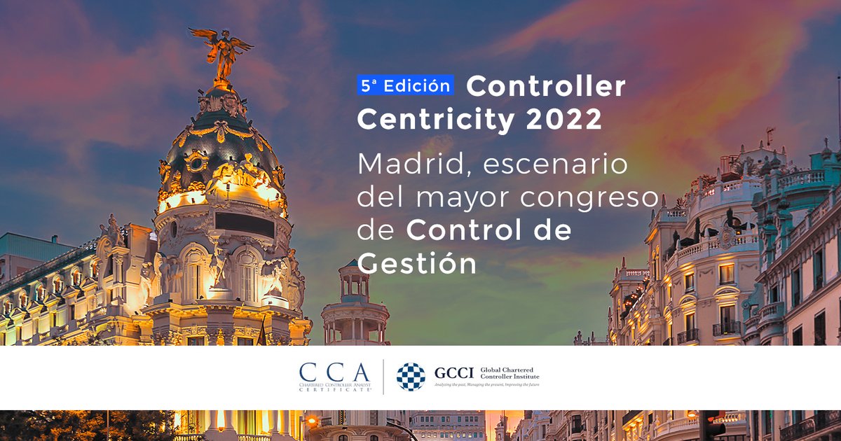 GlobController's tweet photo. Nos complace anunciar que el #ControllerCentricity será de nuevo una realidad el próximo otoño en Madrid.
Descubre los ponentes de la 5ª edición del mayor congreso de #controldegestión ➡ https://t.co/xQ4bhGNkdz
#globalcci #CCAcertificate #controller #businessintelligence https://t.co/2jwZSubWHL