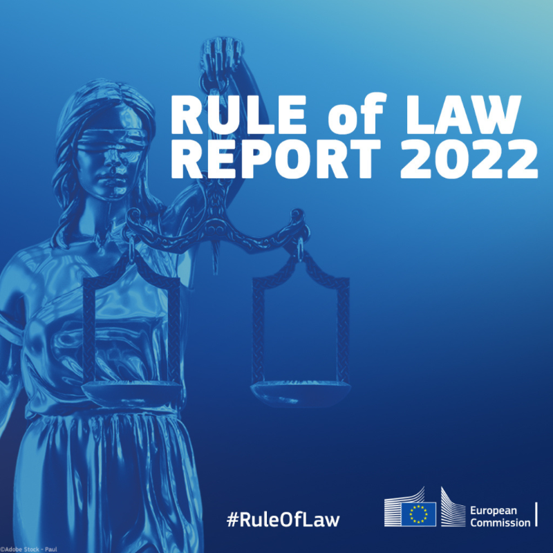 EU_Commission's tweet photo. The rule of law is one of the fundamental values upon which the EU is built.
Today we've published the third edition of the Rule of Law Report — a preventive tool aiming to promote and safeguard the rule of law across the EU.
#RuleOfLaw