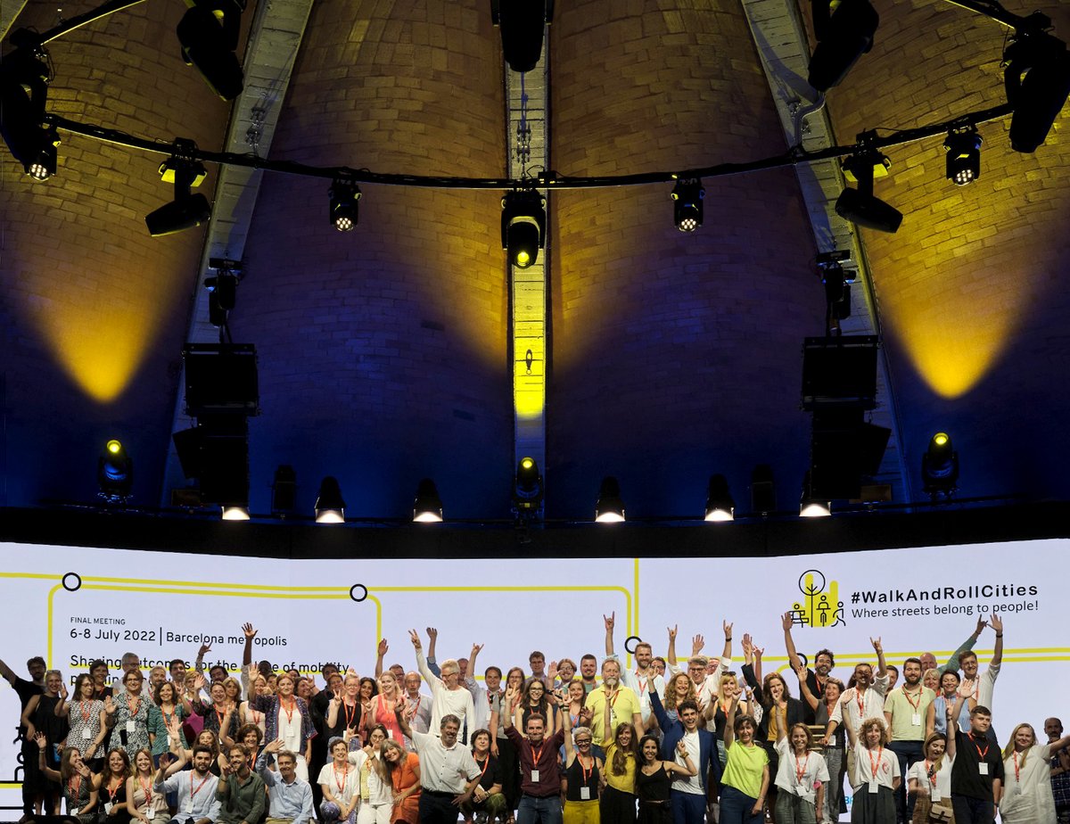 Thank you for attending to the #WalkAndRollCities + #RiConnect final event last week in the #Barcelona #metropolis!!

It was a pleasure to host all the participants, and we hope the meeting was enriching for everyone!

💛

<a href="/URBACT/">URBACT</a> <a href="/RiConnectURBACT/">RiConnect</a> <a href="/ThrivingStreets/">ThrivingStreets</a>  <a href="/PeopleSpace4/">Space4People</a>