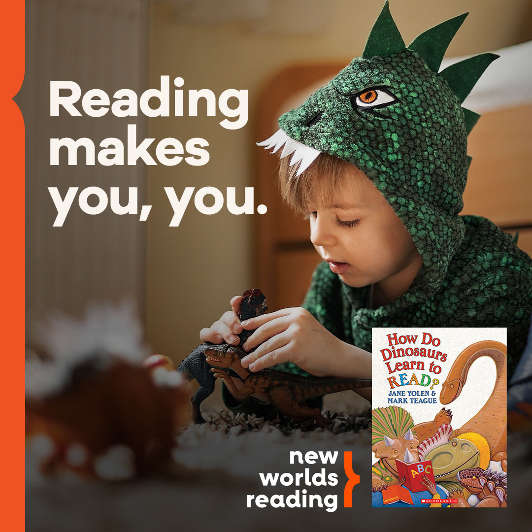 How do kids learn to love #reading? By having #books delivered to them monthly, of course! 😎

Your child may qualify for our free program that mails books &amp; #literacy resources to #Florida students during the #school year. Learn more at newworldsreading.com #NewWorldsReading