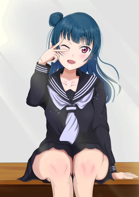 少し前に描いた黒セーラーのヨハネちゃん
#津島善子生誕祭2022
#津島善子誕生祭2022 