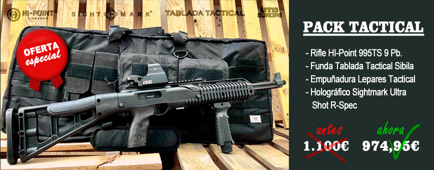 VisionTarget's tweet photo. ¡Oferta súper interesante!
Pack Tactical compuesto de rifle Hi-Point, holográfico Sightmark, funda tablada tactical y empuñadura Leapers.

Infórmate aquí 👉 https://t.co/cZKOZ4CnR3

#rifle #oferta #pack #hipoint #rebajas #armas #visiontarget https://t.co/qxyHFGhmbu
