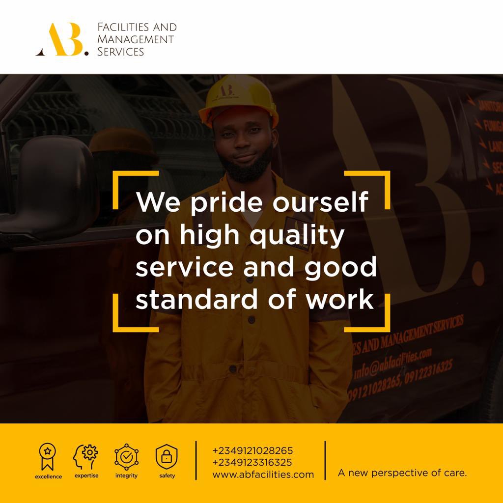 ab_facilities's tweet photo. At A&amp;B facilities we pride our self on high quality services and good standard of work. Kindly send us a dm today or click the link on our bio. 

#LeakedAudio #TECNOCamon19 #kingofboys #Tacha #funkeakindele #PabloEscobar https://t.co/4xXC36m1Sb