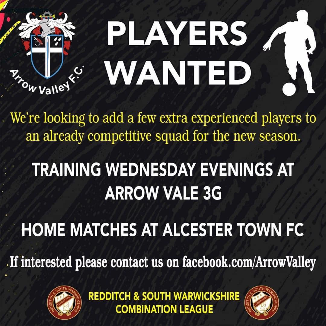 We’re still welcoming new faces as we look to bolster our squad ahead of the new season 🤝🏻

If you’re interested in coming down to a well run club with a competitive squad then please get in touch 🤙🏻

#UpTheValley