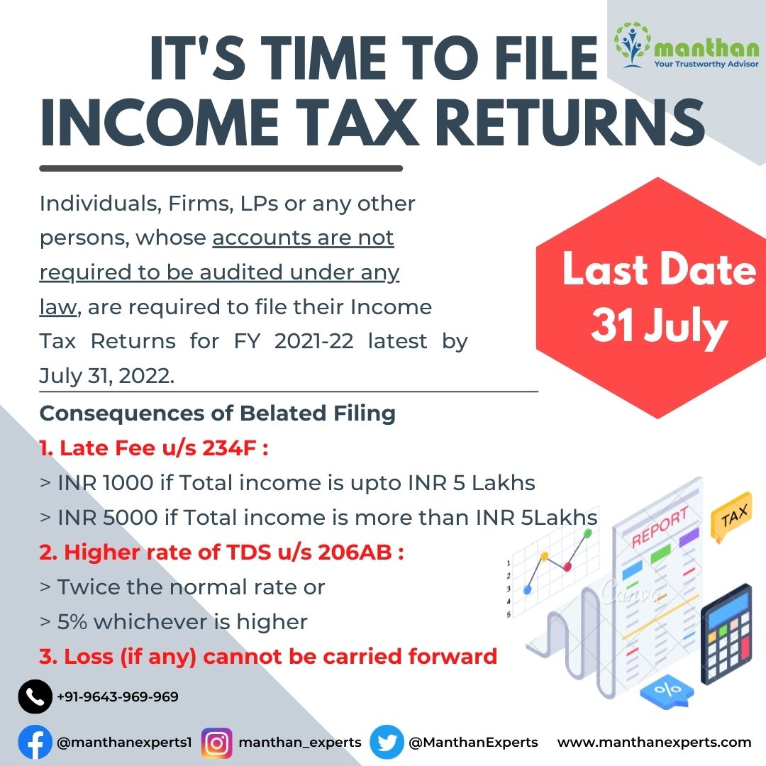 ManthanExperts's tweet photo. @manthan_experts
Avoid Last Minute Rush...File Now
#itr #itrfiling #itrfilingseason #duedate https://t.co/XnNnKZQGWZ