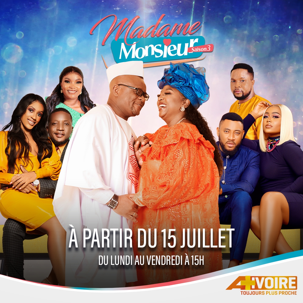 M.Barga et Hélène Mbarga sont calés; 
Austin et sa Doudounette Kim sont calés; 
M.Piwolé et Passy sont calés; 
Bill est calé;
Où est Sophie? On vous rassure Sophie est calé pour la saison 3 de la série Madame…Monsieur.
#Madame_Monsieur #Madame_MonsieurS3 #MMS3