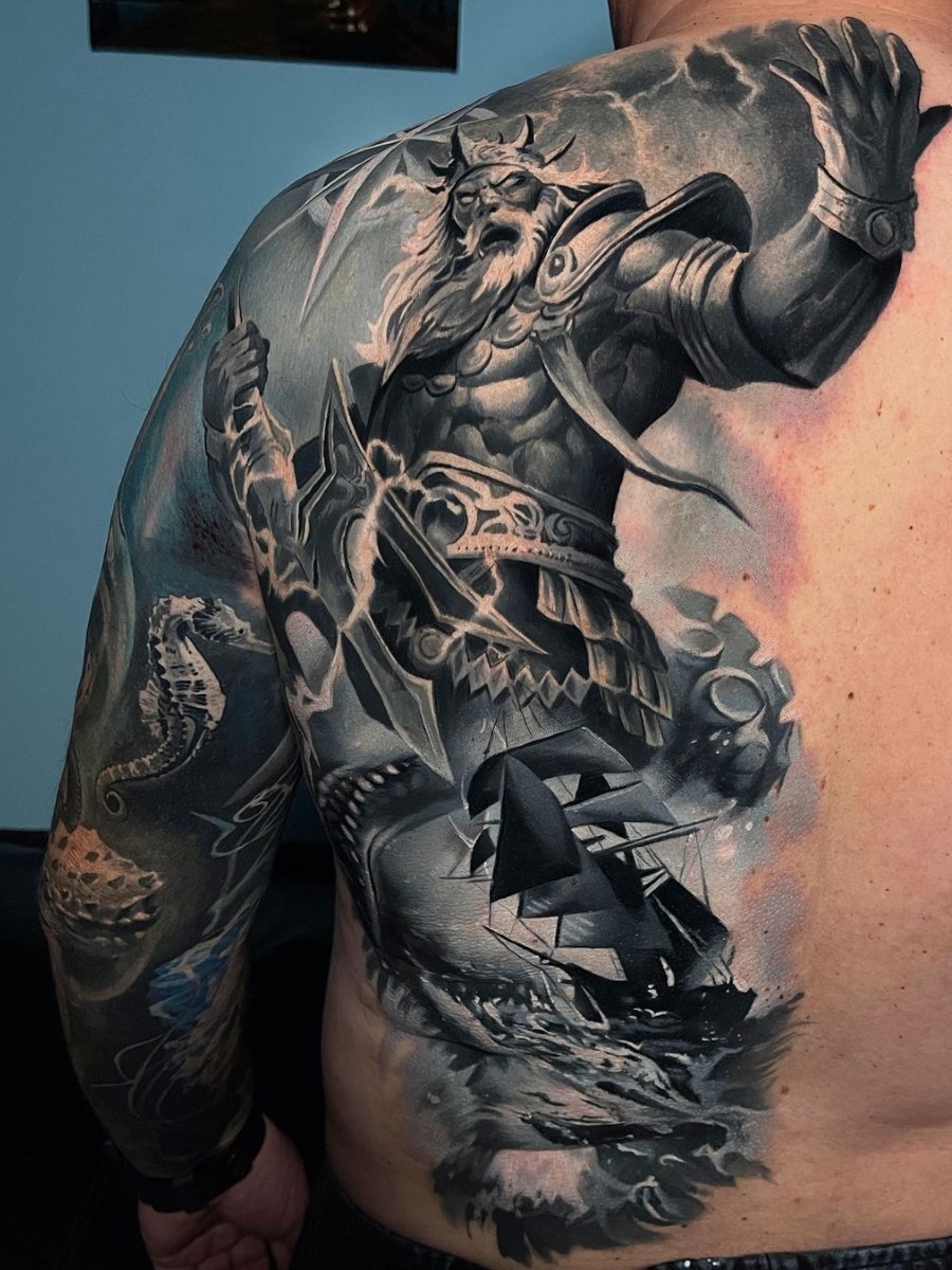 37 Poseidon God Tattoo Ideas  Tattoo Joker