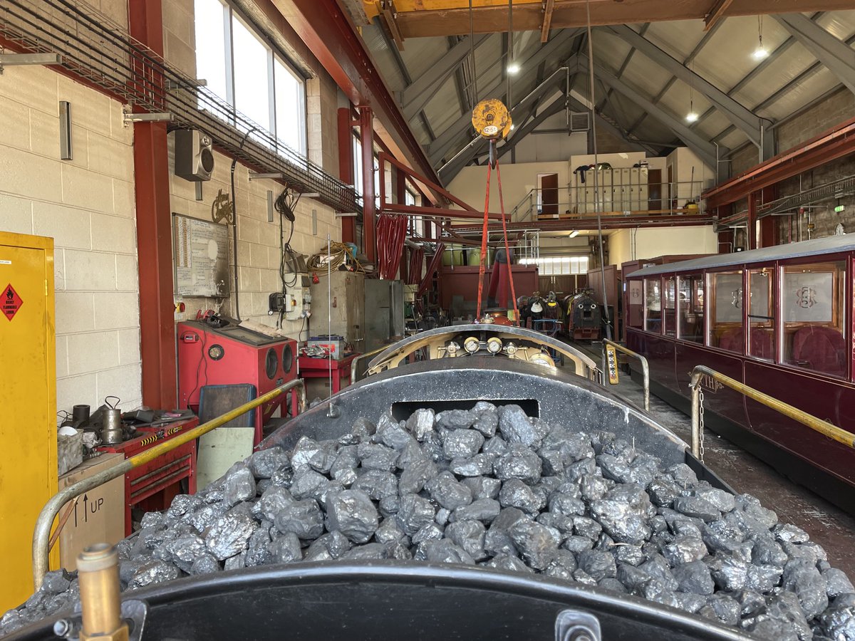 rersteam's tweet photo. Behind the scenes in the engineering workshop and who should we find ? #bestlittlerailwayintheworld #namethatengine https://t.co/VoBac9Wm2k