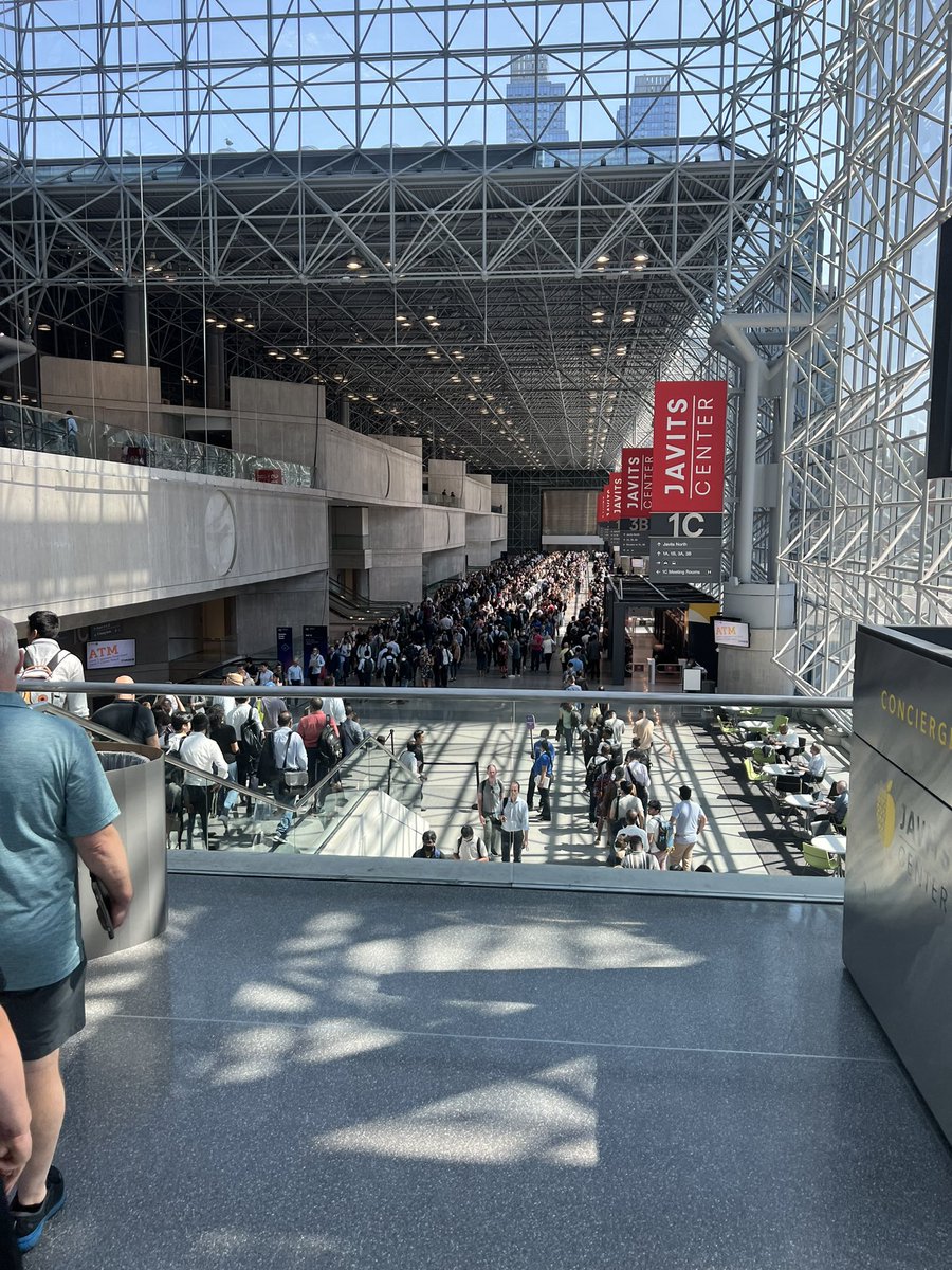 PTPCloud's tweet image. The overwhelming interest and excitement around @awscloud is off the charts. Customers, Partners, and vendors waited in line for hours to get into the NYC AWS Summit. 

#awssummit2022 #aws @AWS_Partners @spot_by_netapp @cloudcheckr #apnproud