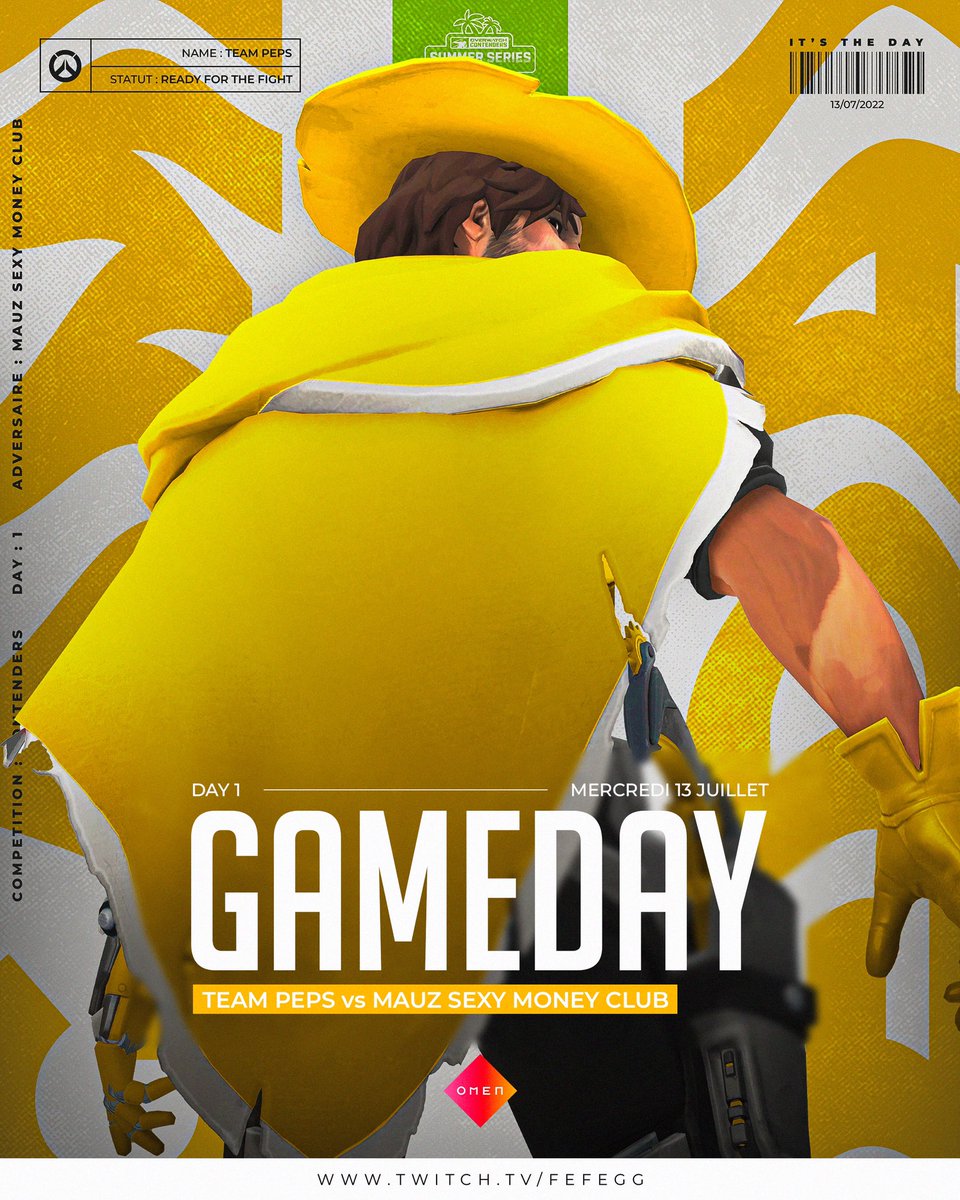 👑MATCH DAY👑

C’est le début de notre périple Européen ! 

La rencontre nous oppose au Mauz Sexy Money Club (Onigod, Seicoe et Jkaru) ! 

Rendez-vous immanquable dès 18h30 sur le stream de <a href="/FelxGG/">Féfé</a> : Twitch.tv/Fefegg 🔥🔥