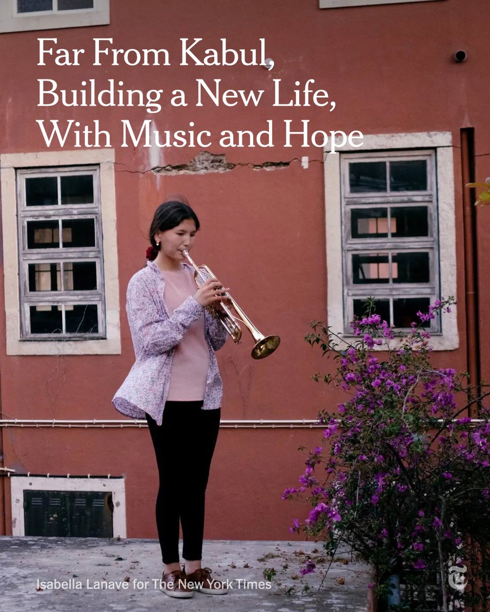 The students of the Afghanistan National Institute of Music fled after the Taliban seized power. Now, the young musicians are playing again as they try to remake their school, and their dreams, in Portugal.
nyti.ms/3O05G9b