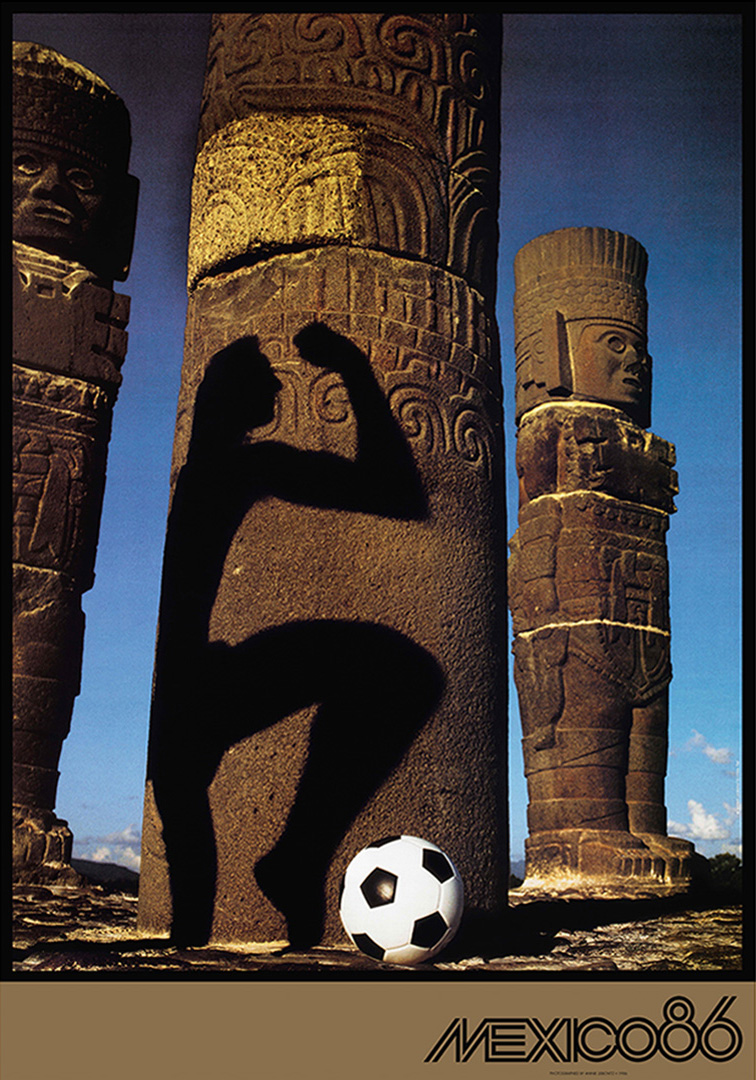 This is the poster design for the 1986 FIFA World Cup™, created by