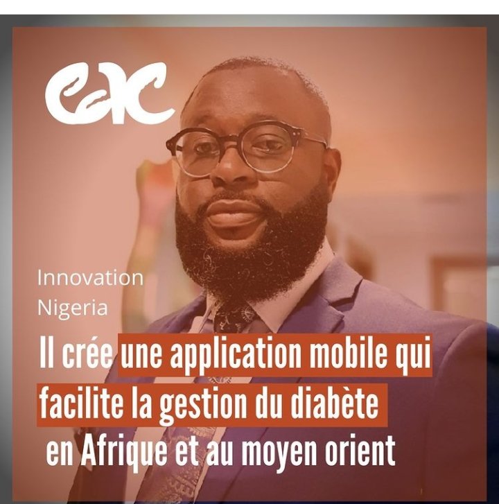 #innovation
#Nigeria 
En 2006 @diekola_sulu est diagnostiqué d'un #diabete de type 2. En se renseignant sur la maladie il découvre comment mieux vivre avec mais plus encore il crée une #application mobile pour aider d'autres #maladesdudiabète.
👉bit.ly/3PjC8V4