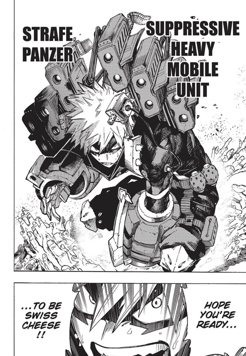 monomalovebot's tweet photo. #MHA358 confirmed! Bakugou is such a huge dork! 😂😂 and I proceed to adore his relationship w Jeanist, one of my fav student-mentor duos, truly https://t.co/70puvY1dpD