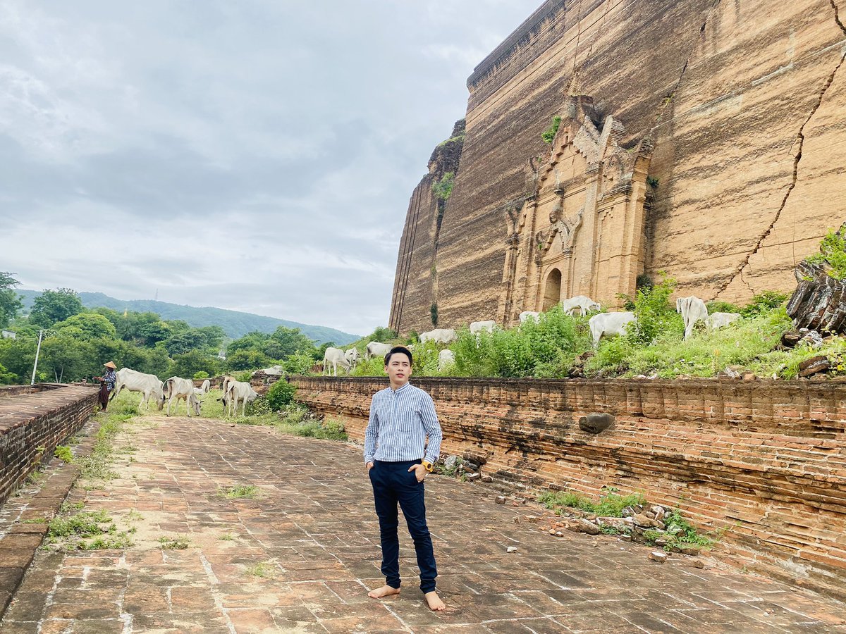 MyintKyaw520's tweet photo. #Mingun #Sagaing #Myanmar https://t.co/2sAVaFlLOZ