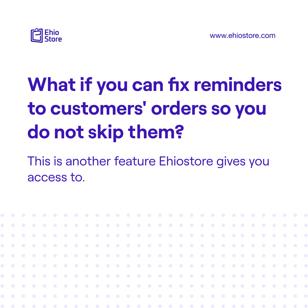 ehiostore's tweet photo. It is not everytime you find a product that sorts orders and even allows you fix reminders. However, Ehiostore is available to grant your company rare benefits. 

To know more about Ehiostore, send a DM today.

#ehiostore #erpsoftware #crm #accounting #inventory #sales #orders https://t.co/G3xa7T0xSd
