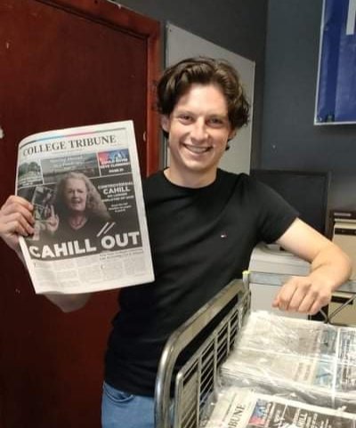 conorpaterson32's tweet photo. This week I finished my term as Editor of the @CollegeTribune

It was an amazing year and one of the best things I've ever done in my life. Made special by my wonderful Co-Editor @MChoudhry0 and the fantastic team we had at the Trib! https://t.co/LSslR6Hh2P