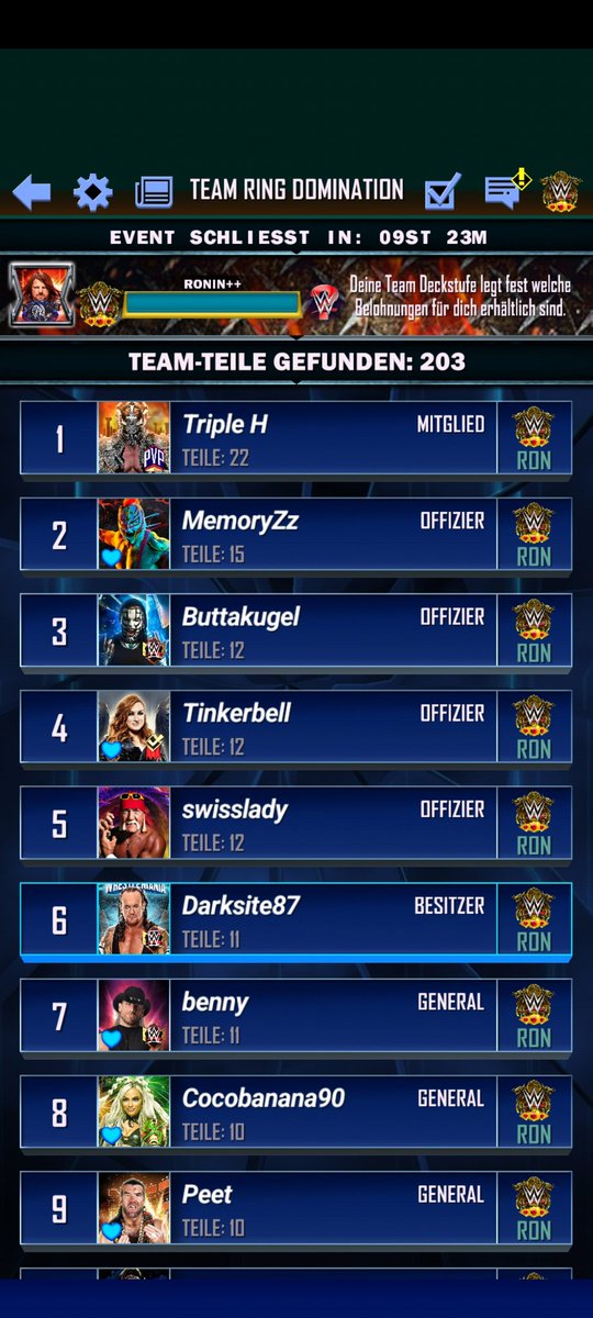 Trd abgeschlossen 😉 #wwesupercard #trd #2cards #allesfürteam💯