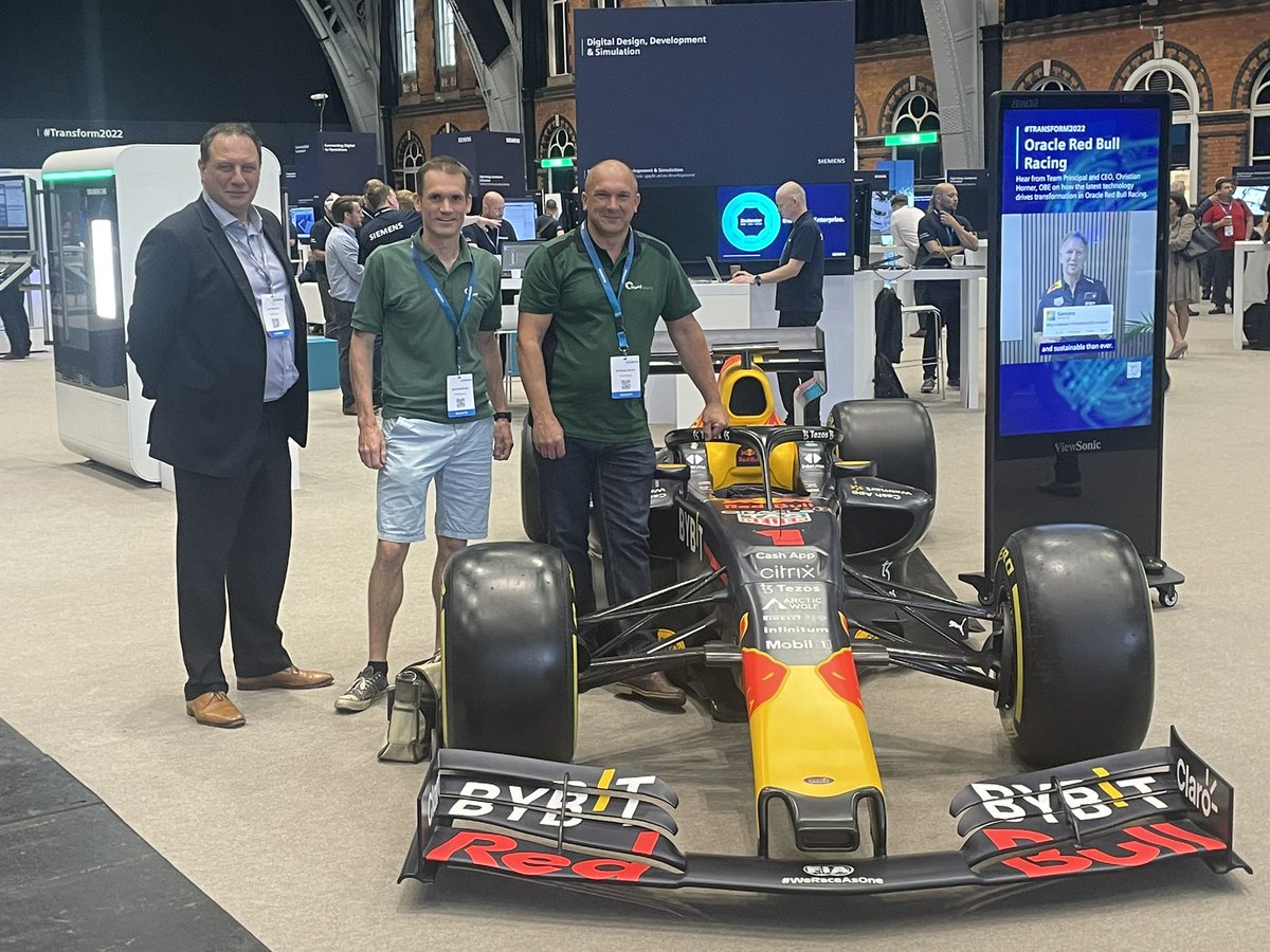 Great day out talking new technology with Siemens #transform2022 #newcar🙈
