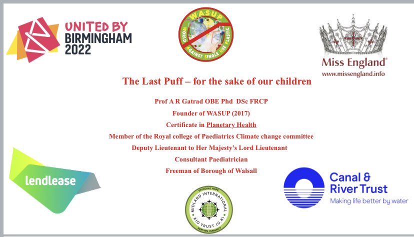 Great talk by Prof Gatrad on green NHS.