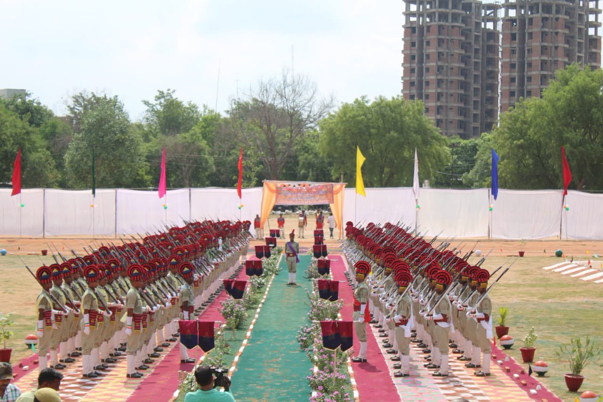 Passing out parade of PAC recruits constables. Such dedicated and disciplined lot of trainees. The parade was excellent. Felt excited and honoured to witness and address on the occasion. Best of luck to all the trainees for their future.