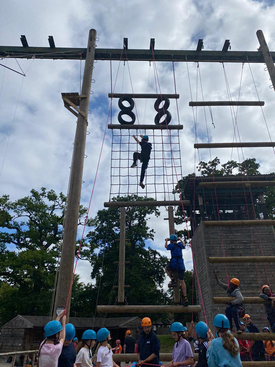 BirkbeckPrimary's tweet photo. Facing those fears fantastically, as we soared to new heights today ✨ https://t.co/82cMQ5TeYb