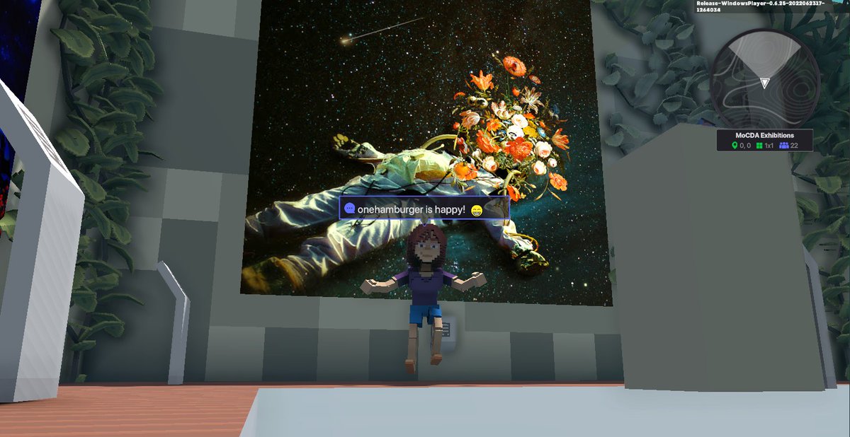hamburger_one's tweet photo. @TheSandboxGame @MOCDA_ I just participated in the #TheSandbox weekly contest for a chance to win 200 mSAND! Here is my favorite piece from the ‘Impossible Worlds’ exhibition, check out my screenshot below!
👇 https://t.co/fXPIcs20td