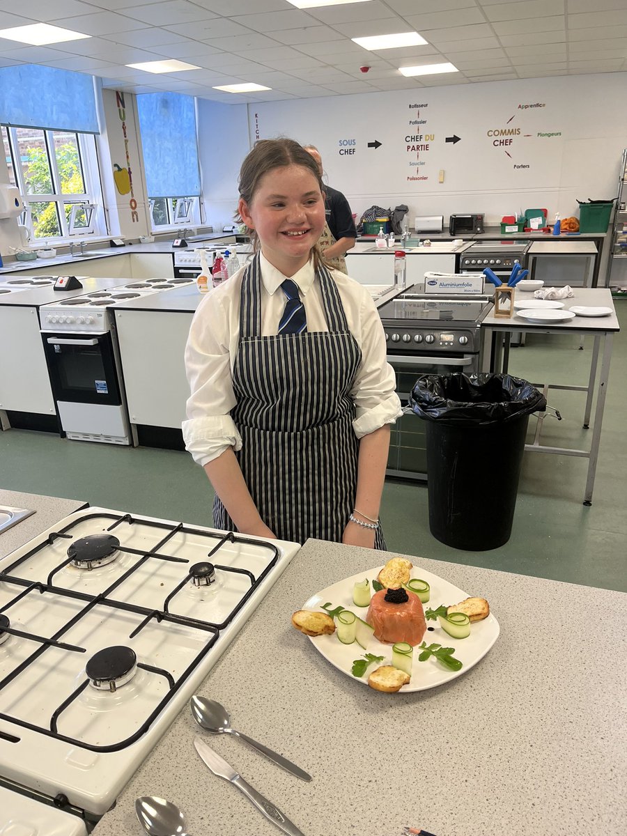 KA_Classof26's tweet photo. Here’s Imogen with her Michelin star worthy mackerel pâté https://t.co/rkmW1b27u0