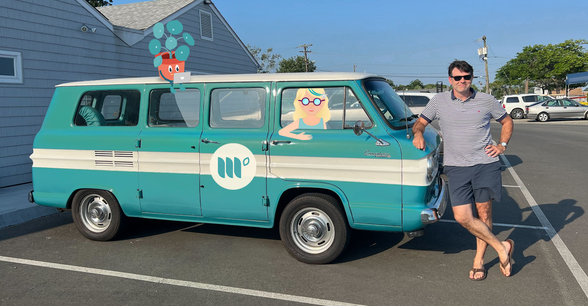 Mediavine Co-founder and Chief Pun Officer Steve Marsi found Jenny, Leif and the Summer of Live van in the wild! Where is summer travel season taking you this year?