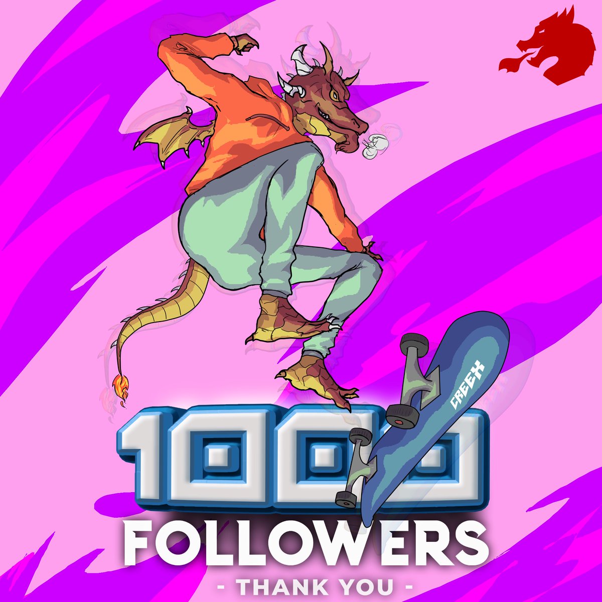 🐲1K Twitter Followers Celebration🎉

🏆1 Sol to one lucky winner 
🏆5 OGList
🏆15 Dragonlist

1️⃣Follow <a href="/CreexDom/">CreexDom</a>
2️⃣Tag 3 friends 
3️⃣Like + retweet 
4️⃣Join Creex: discord.gg/7QFZbAdZf2
5️⃣Send proof in #twitter-giveaway

⏰48HRS

#solana #giveaway #solgiveaway #whitelistgiveaway