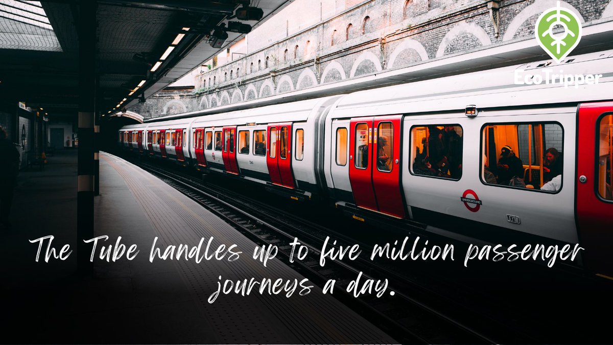 GetEcoTripper's tweet image. The tube has 11 lines covering 402km and serving 272 stations! 

Did you know this?

#PlasticFreeJuly #SaveThePlanet #SustainableTravel #GlobalWarming
