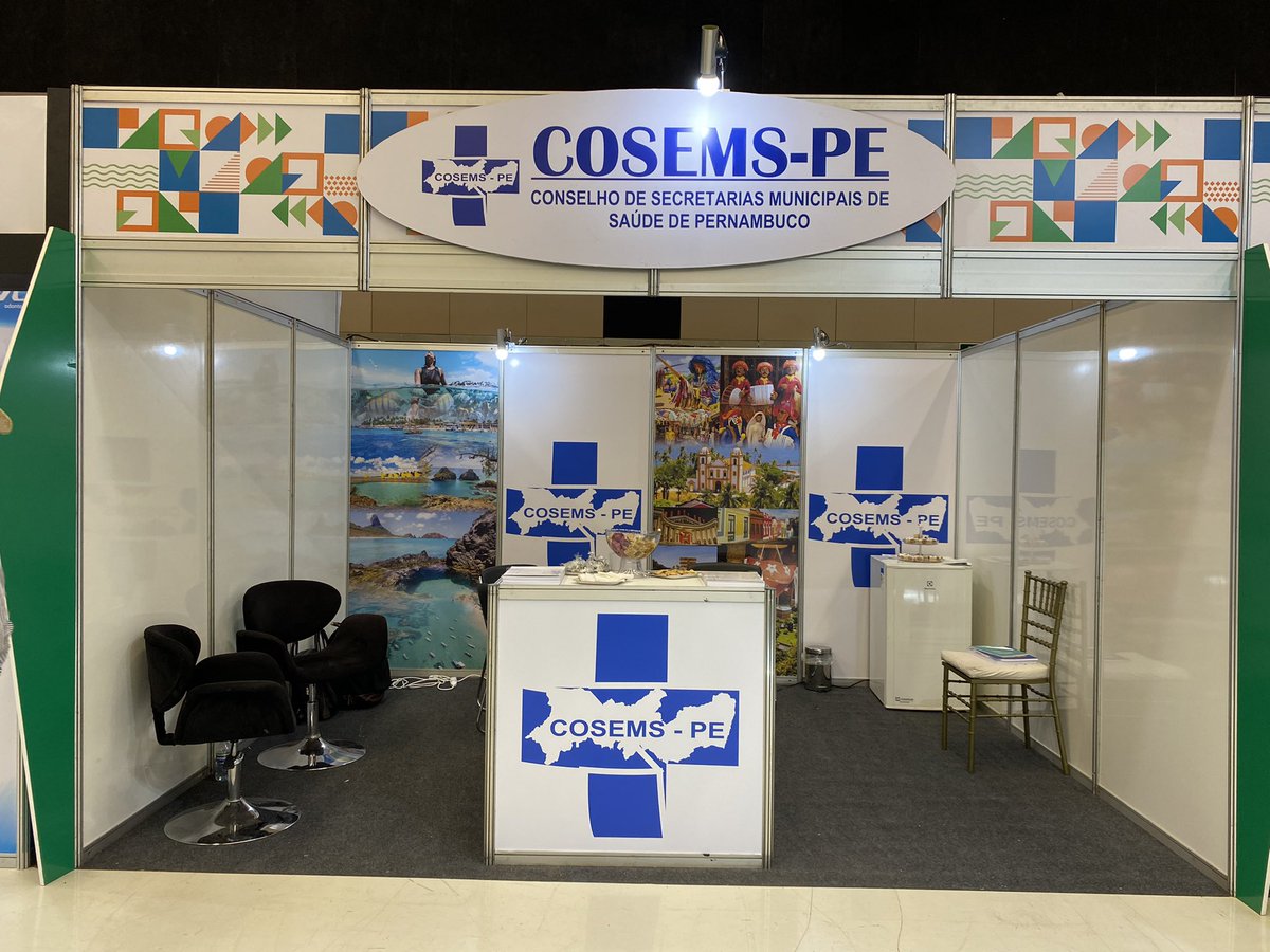 CosemsPe's tweet photo. Estande COSEMS-PE no XXXVI Congresso de Secretarias Municipais de Saúde https://t.co/MSMhdSksiW