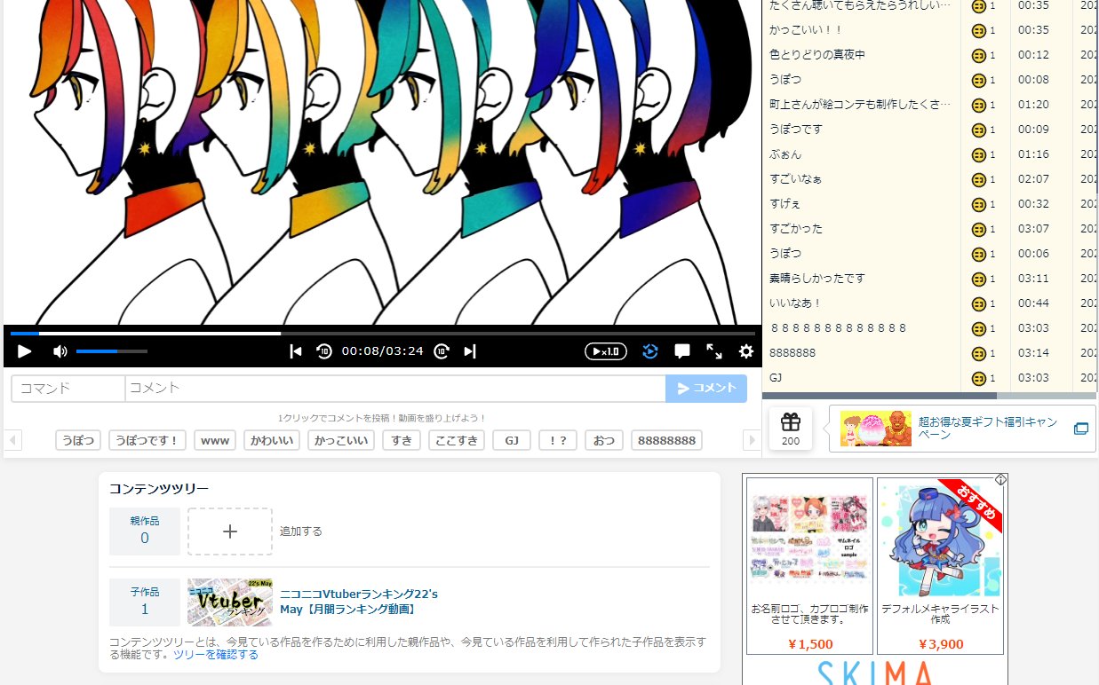 おはよう真夜中 最新曲 黎明 Mv公開 各種ストアで音源配信中 ん 今気づいた お茶 ニコニコvtuber発掘会 さんの動画でも紹介していただいていた ニコニコvtuberランキング22 S May 月間ランキング動画 T Co w7sudcap 22 30